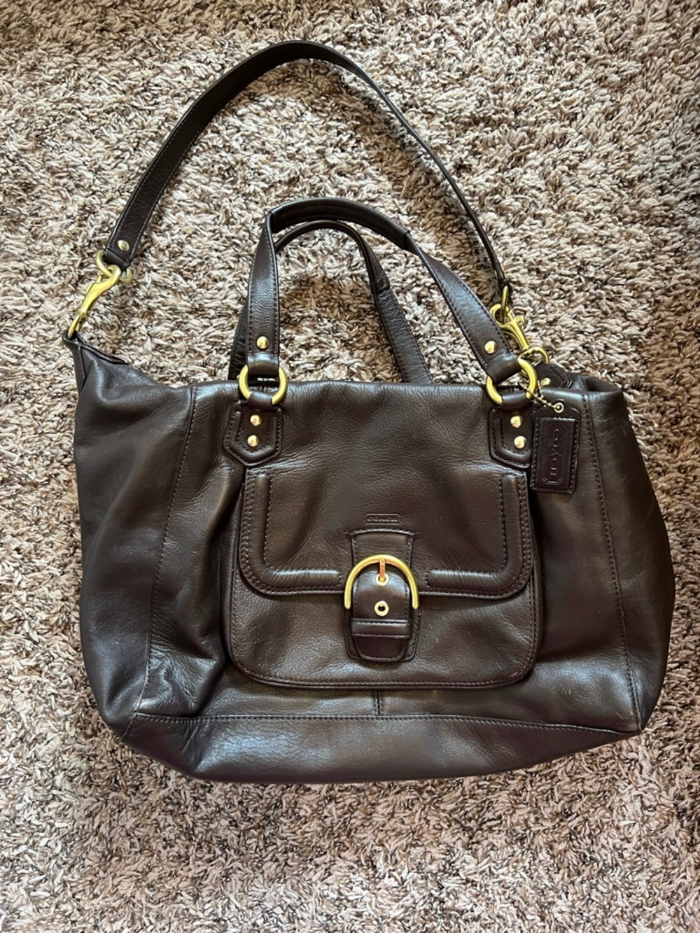 Coach Dark Brown Bag
